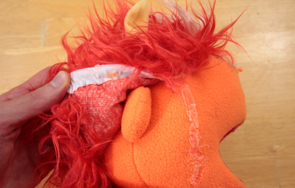 removing the wig