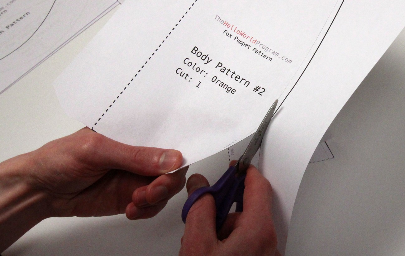 02 - cut puppet pattern