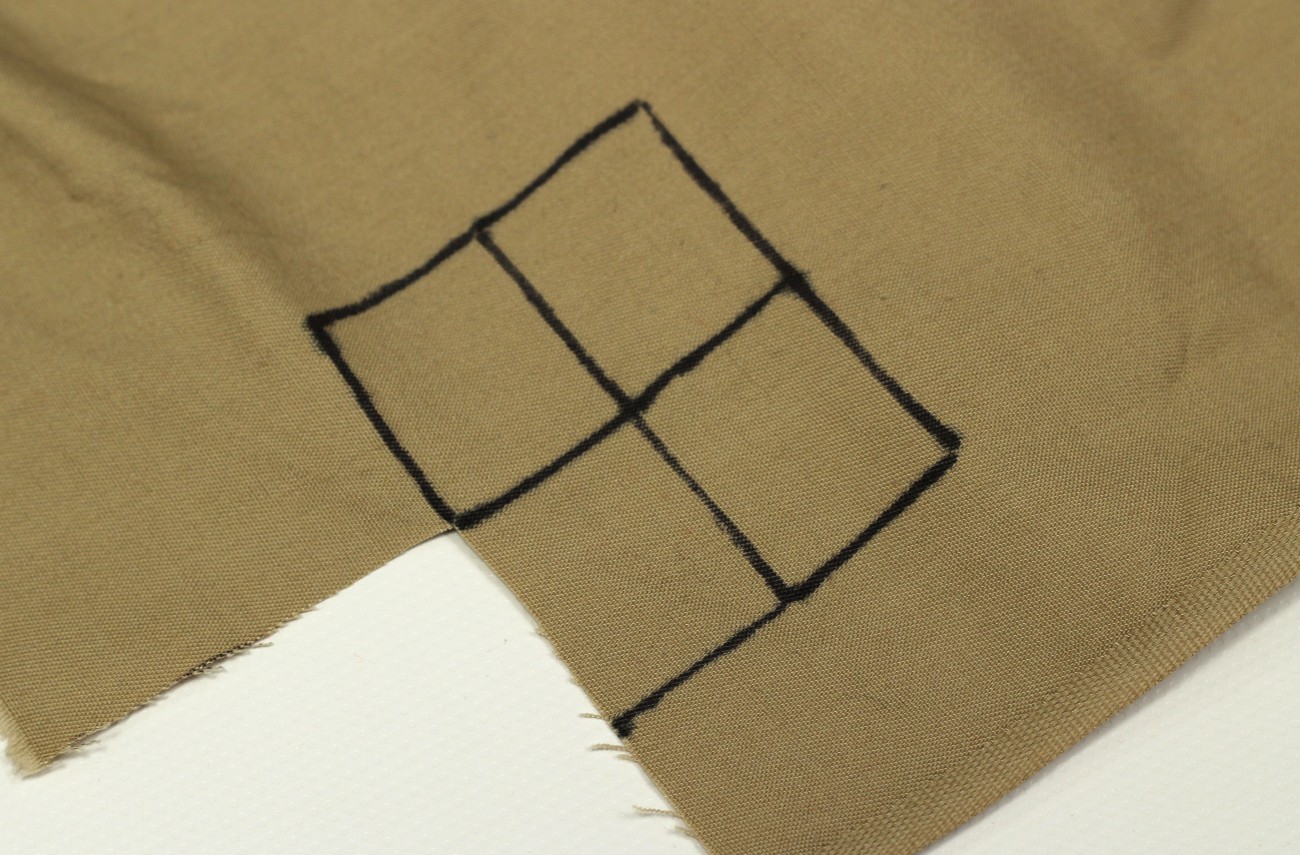 22 - rod pocket traced 4 times