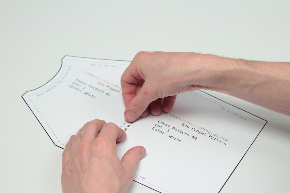 How to Make a Puppet: Pattern & Materials for a Gnu