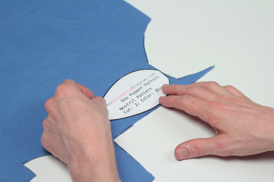 How to Make a Puppet: Pattern & Materials for a Gnu