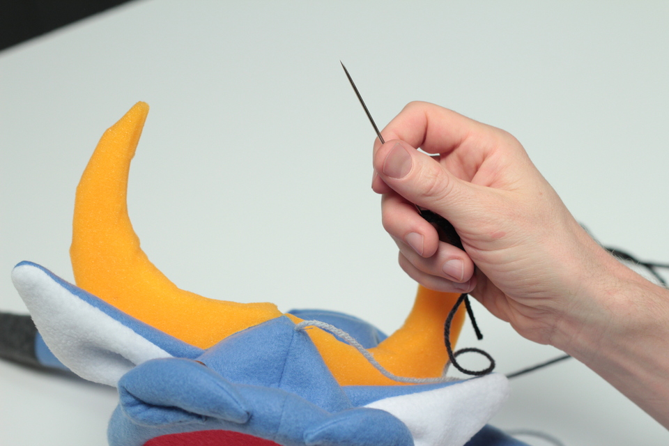 How to Make a Puppet: Sewing and Assembling a Gnu