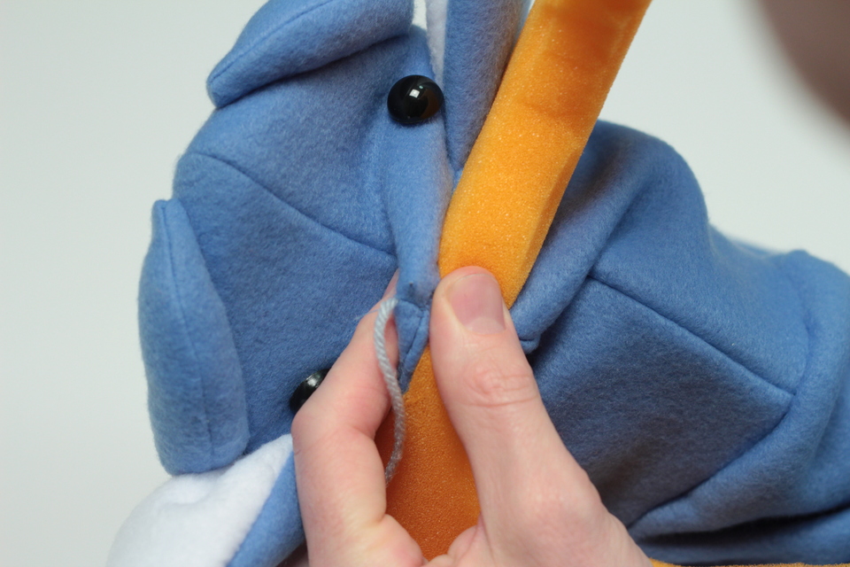 How to Make a Puppet: Sewing and Assembling a Gnu