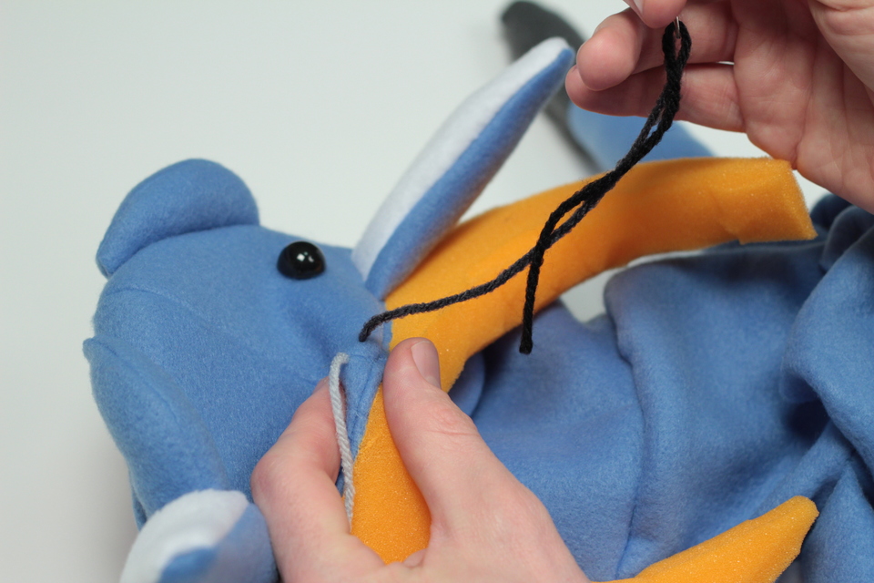 How to Make a Puppet: Sewing and Assembling a Gnu