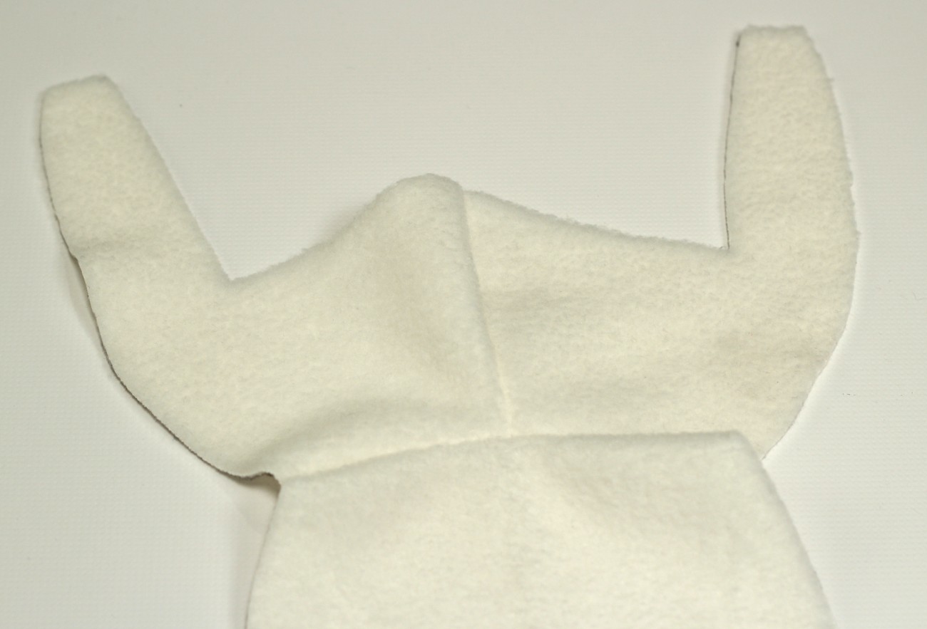 06 - face pattern sewn to chest pattern