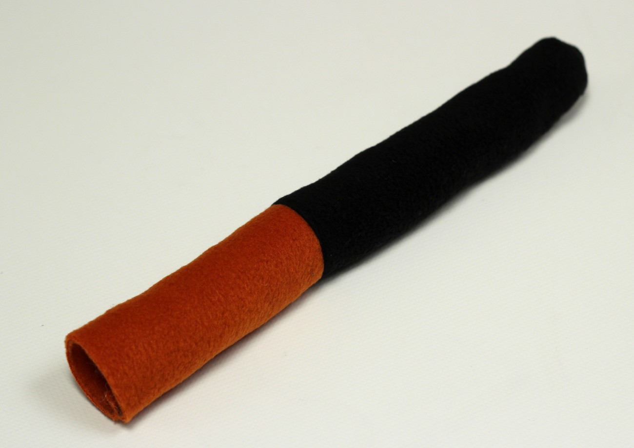 21 - stuffed fox puppet arm
