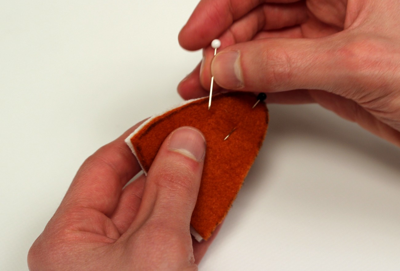 25 - pin ear pieces together