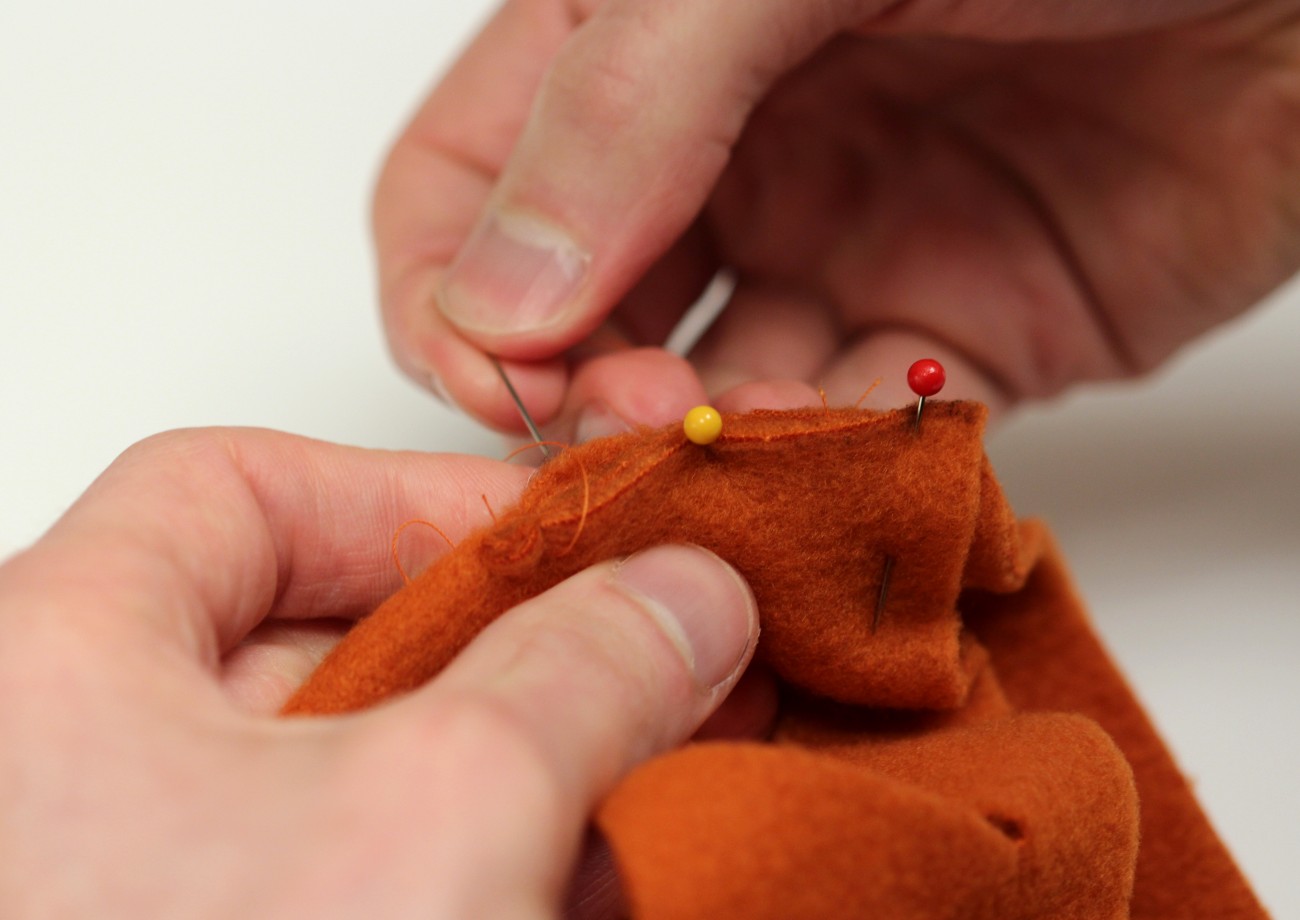 36 - sew arm in place
