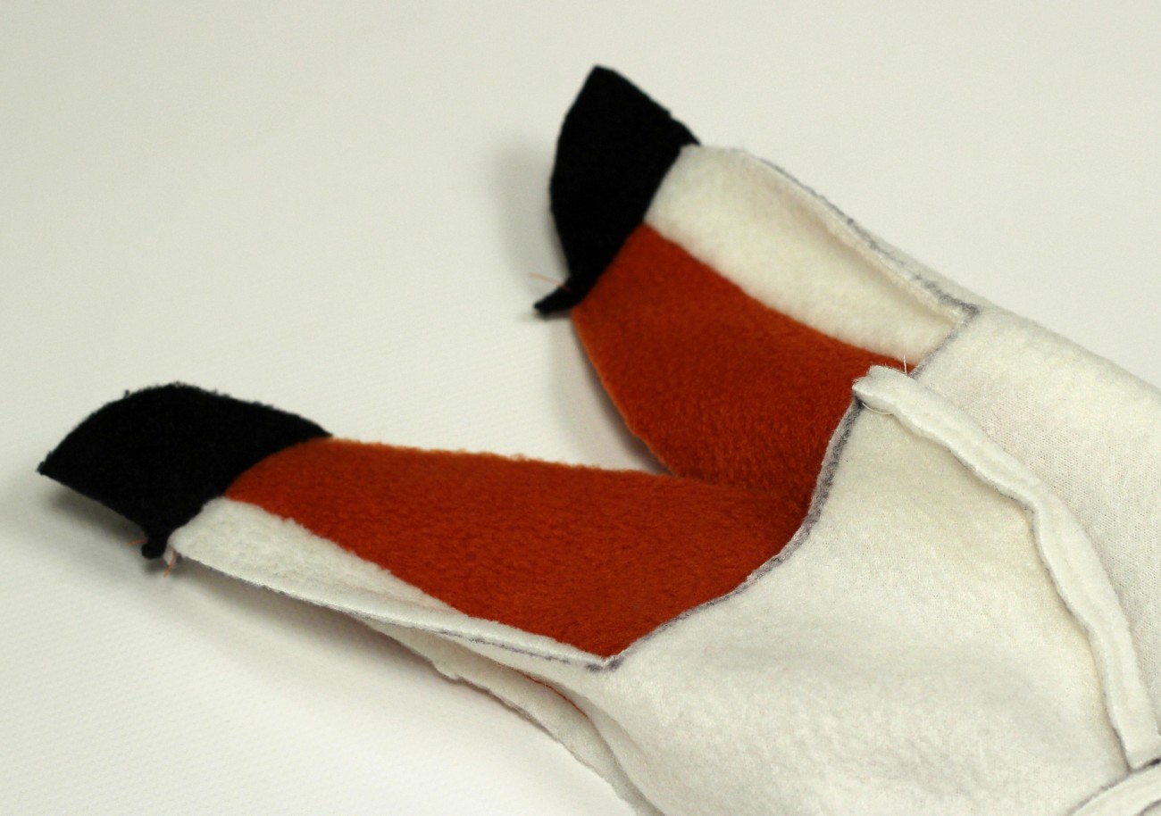 47 - nose pieces sewn