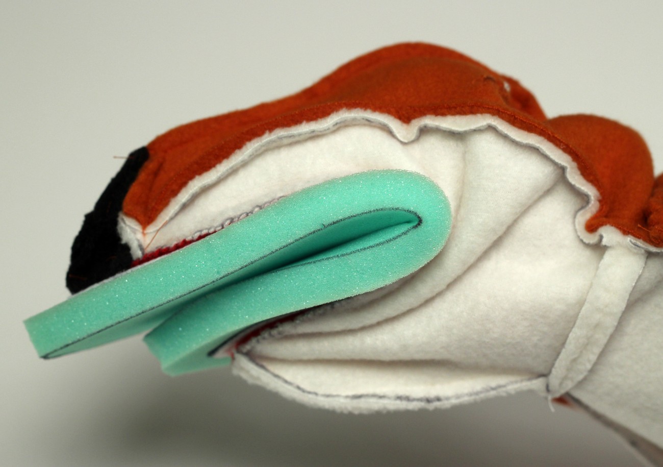 61 - inside out fox puppet