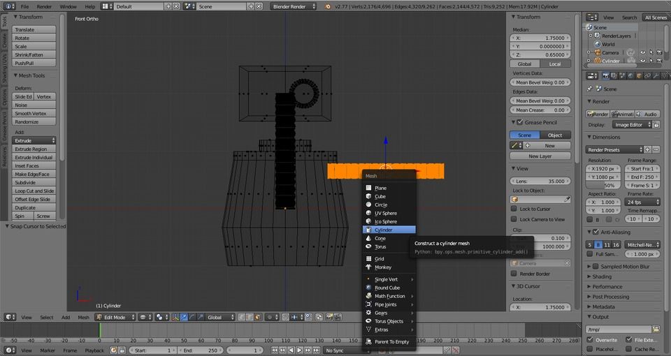 Beginner Blender Tutorial: How to Model and Animate a Robot