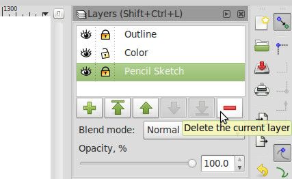 Deleting layers in inkscape